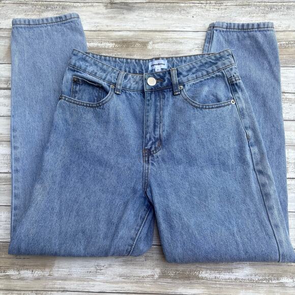 Superdown Jeans Sz 27 Slim Mom Jean Medium Wash High Rise Normcore Casual - Picture 1 of 7